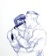 galahadlematou:Josuyasu WeekDay 2 : Stolen KissPoor Okuyasu will have a heart attack