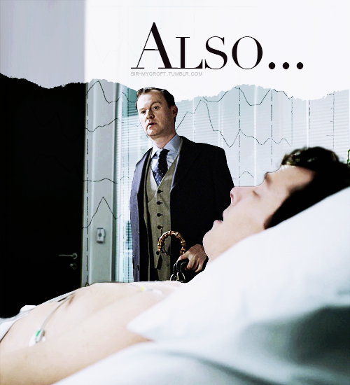 robertseanleonard:“Mycroft’s pressure point is his junkie detective brother, Sherlock…”