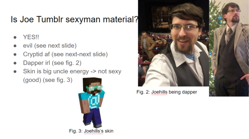 Powerpoint Presentation As To Why Joehills Should Win The Tumblr Sexyman Poll. I Spent Far Too Much Time
