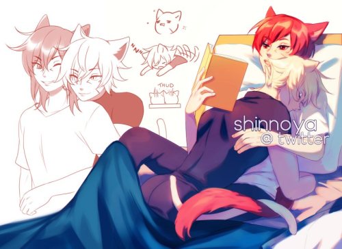 i just wanted to draw some sleepy miqos