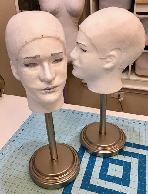 Styrofoam Mannique Head Form