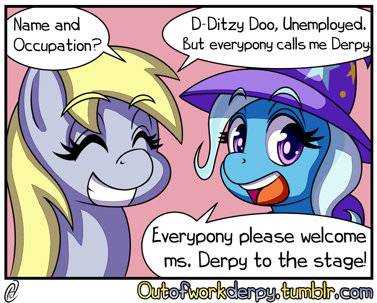 outofworkderpy:…Oh yeah, this is a Derpy blog isn’t it?  I almost forgot! 