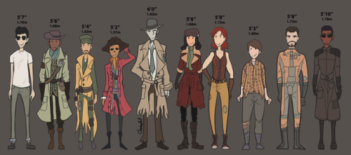 clauseart:Hey look I found the old Fallout 4 companion height chart I made and @mothtrap was nice en