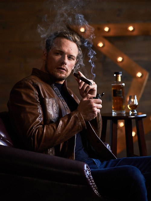 henricavyll:SAM HEUGHAN Cigar &amp; Spirits Magazine May/June 2020 Issue | ph. John Russo