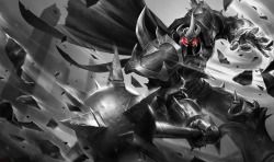 Monochromatic Splash Art: Classic Mordekaiser