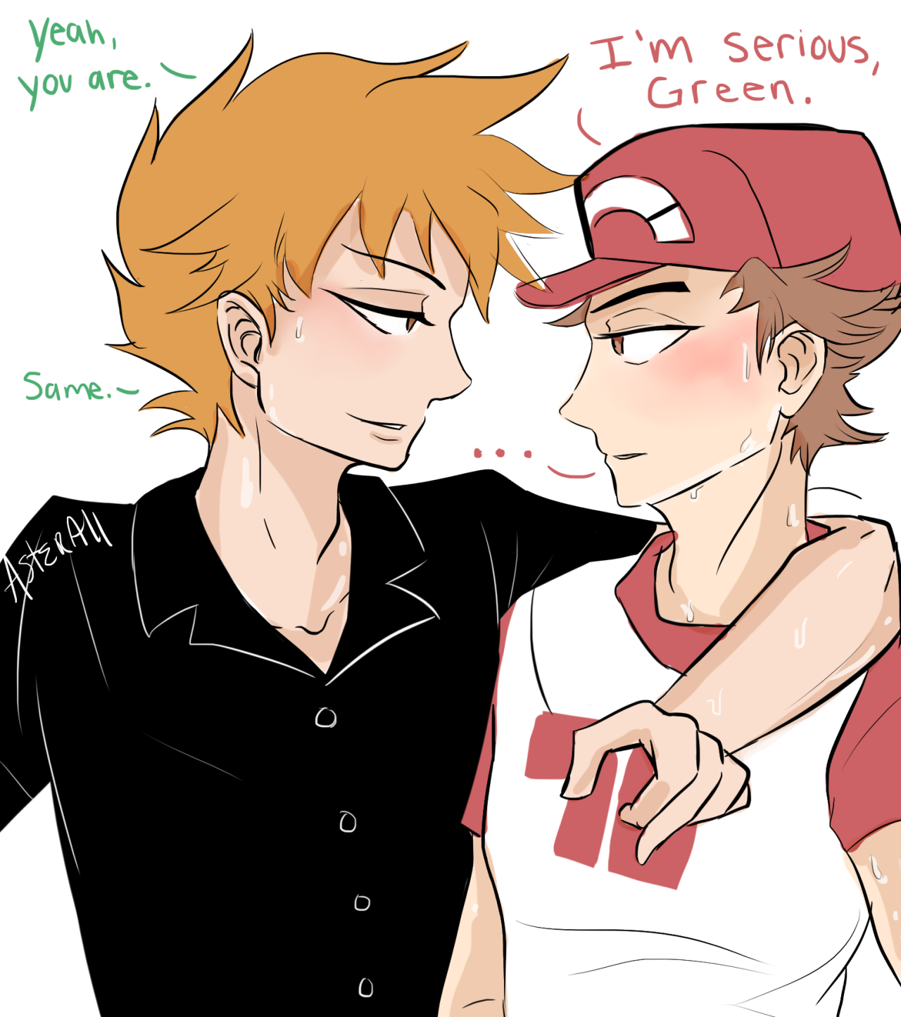 asterall: when your lifelong boyfriend is still a shameless (embarrassing) flirt.