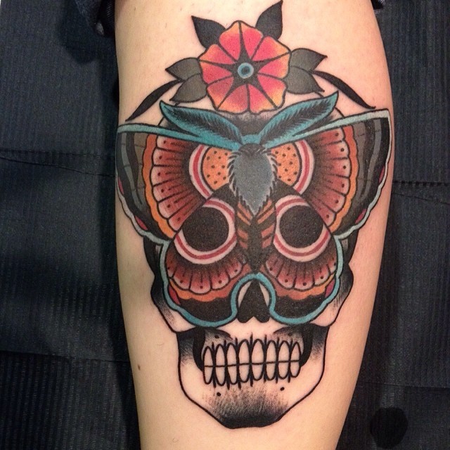 skingdomtattoo:  2º at #milanotattooconvention #daptattoo #skingdomtattoo #traditionaltattoo