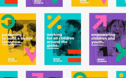 Global Fund for Children: Branding by Belen Ramos - Inspiration Grid | Design Inspiration - Print De