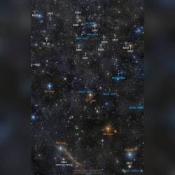 Markarian’s Chain to Messier 64 - annotated