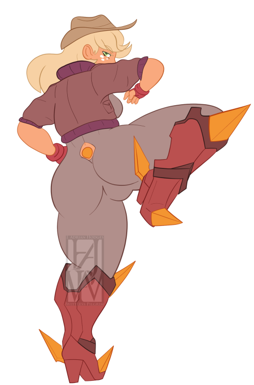 nsfwkevinsano:  wittless-pilgrim:  Sunnydowns AppleGem (wish this became a thing :P )finally got to line and colour but went ‘fuck it” cause i worked on this all day really pleased with how it turned out, found the boots to be a chore, also had