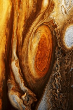thedemon-hauntedworld: Jupiter close up credit: NASA 