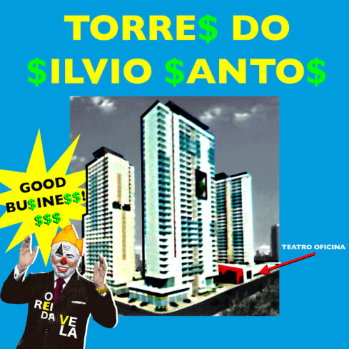 Ió Artistas! Público! Povos do Brasil e do Mundo!Essas são as 3 torres de 100 m