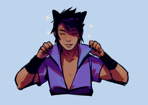 sagepwer:dont at me but maybe just this once cat boys have rights because hes cute