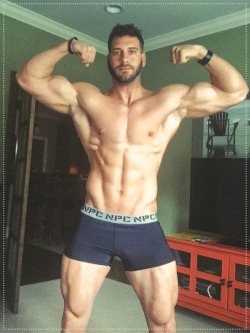 The Alpha flexes himself to show off his muscles to the fags and bitches admiring him. You&rsquo;d be lucky enough to give him pleasure as well.