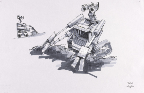 disneyconceptsandstuff: Model Sheets and Designs for Wall-E by Jay Shuster