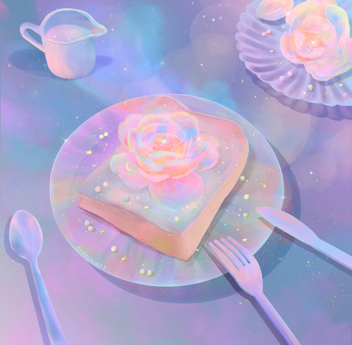 floral french toast ❃-my shop also made a fairy-themed icon pack for mobile here!