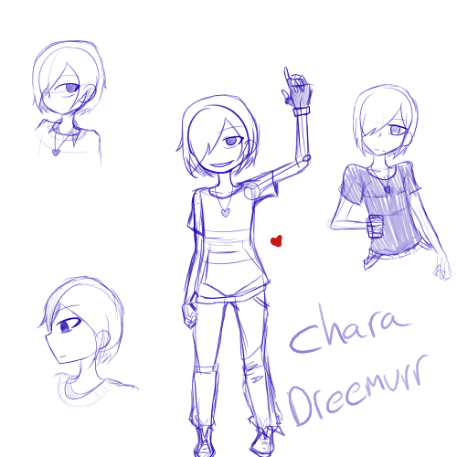 chara doodles, i’m very rusty ¯\_(ツ)_/¯