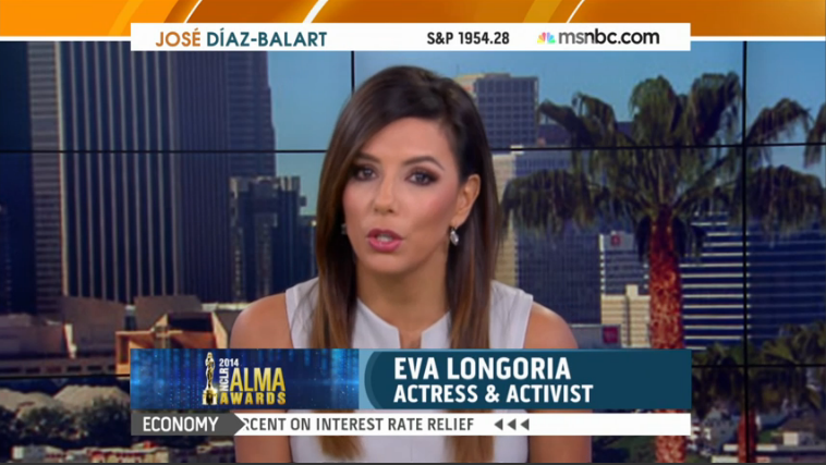 Eva Longoria wants to hear from you! Ask her a questions about the upcoming elections on Twitter using the hashtag #ALMA14. Eva will respond to tweets during msnbc’s live broadcast of “After the ALMAs” TONIGHT at 11 p.m. ET.