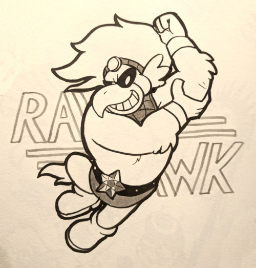 Inktober no. 26FEEL THE RAAAAAAAAWK