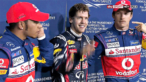Sebastian Vettel & Jenson Button (ft. Lewis Hamilton) ↳ 2011 Abu Dhabi Grand Prix, Post-Qualifying