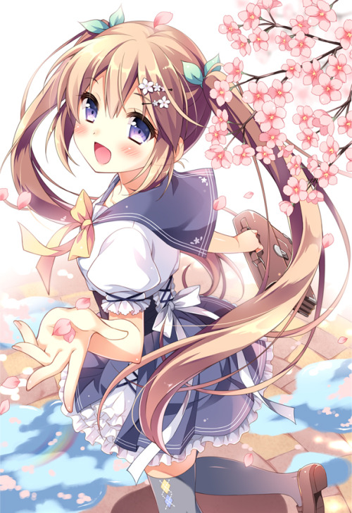 katsuwojp:  「Spring！」/「ぱん＠コミ１*た52b」の作品 [pixiv] #pixitail