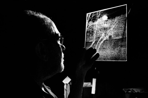 Josef Sudek in his atelier, Prague, nd -by Jovan Dezort  [+]I love the life of objects. When the c