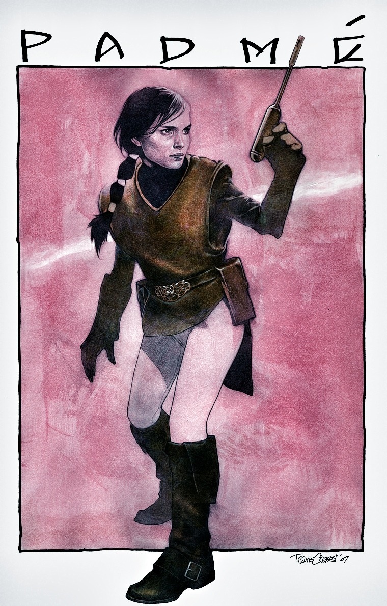 brianmichaelbendis:  Padme by Travis Charest