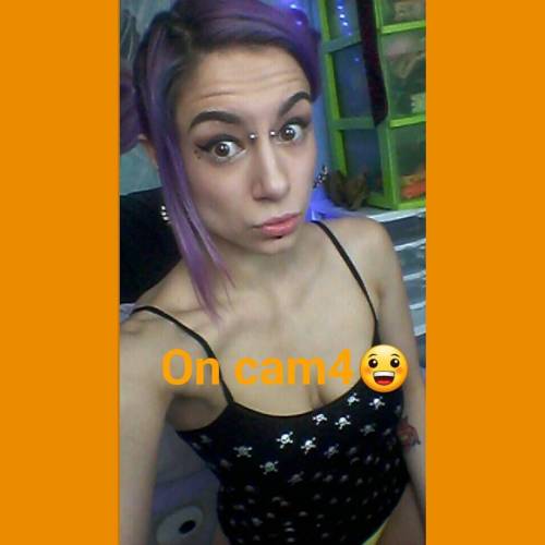 On #cam4  #camgirl #canadian #pierced #punk