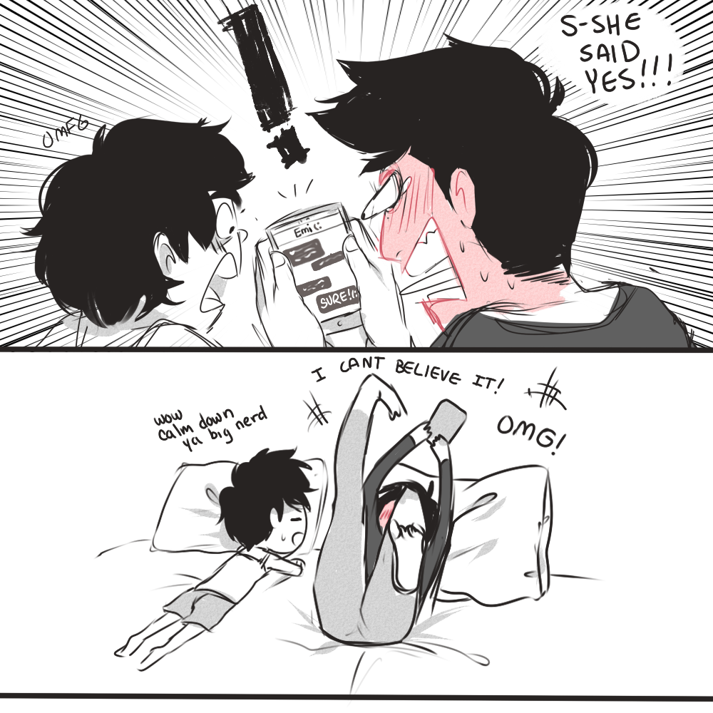 kokonutcookies:  tadashi being a big blubbering mess after emi accepts his invitation