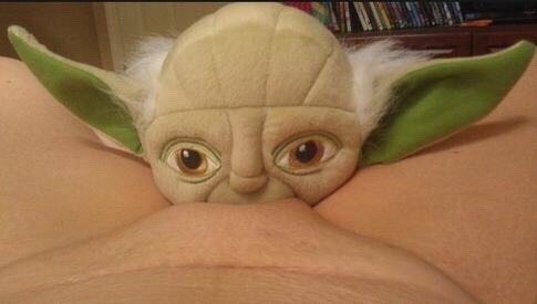 sexynerdgirls:Lick it, I willI make my former bully edge with a Yoda doll. Who’s the nerd now,