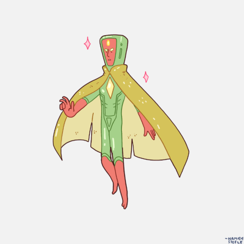 marvelousmondays:   MARVELOUSMONDAYS - The Vision An android created as a henchman for Ultron in his battle with the Avengers, who ended up siding with Ultron’s own creators - Ant-man and The Wasp.  