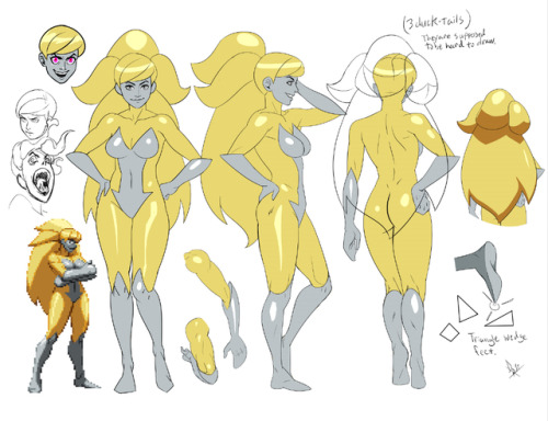 Sex diepod-stuff:An updated model sheet for Geno, pictures