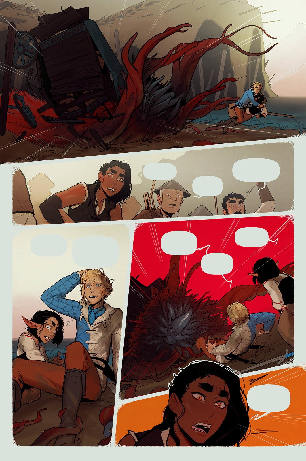 Pages 65-68.T-TENTACLE SAN?!? ACTION MARCO!!!A-ACTION ALFIE?!?PAtreon.com/InCaseArthttp://buttsmithy.com/