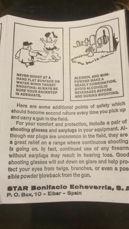changingmyownpaige:  The basics of gun safety, with fun photos to accompany.