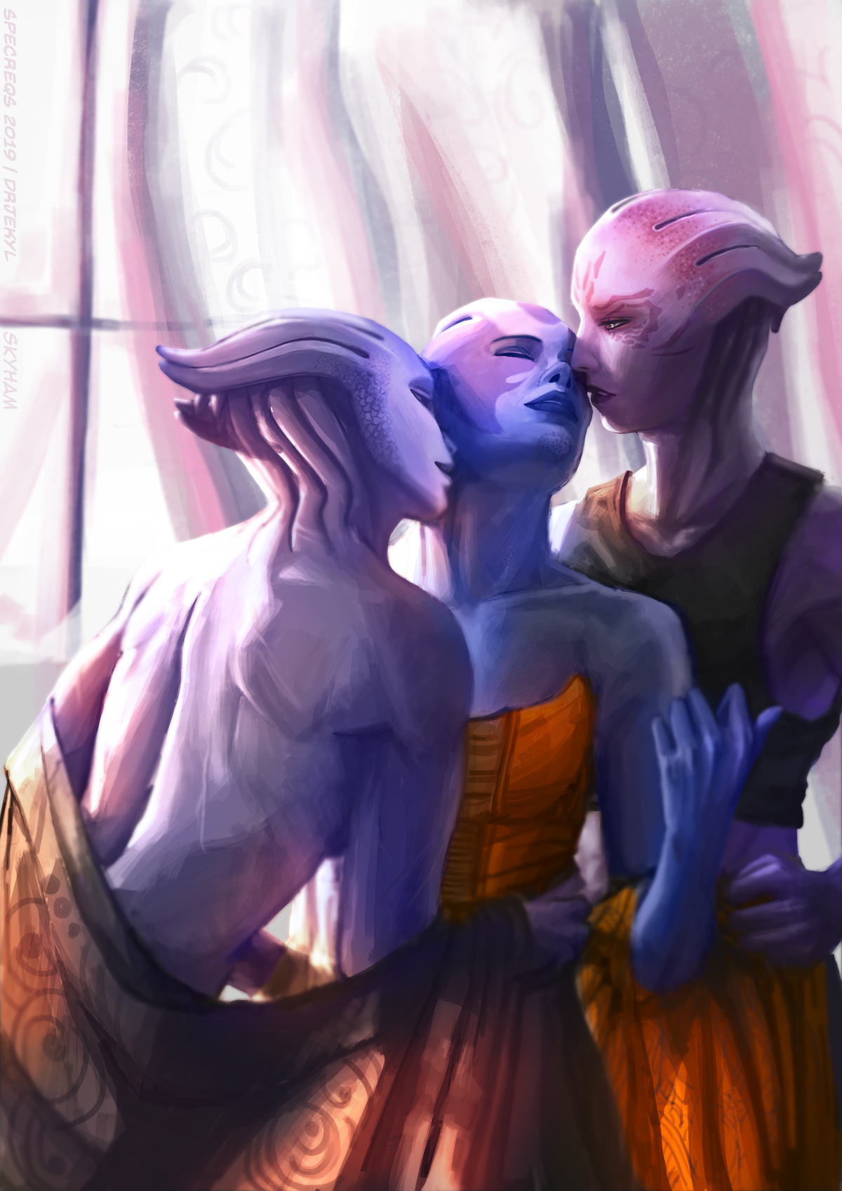 Aethyta/Benezia/Shiala aka the Great Abs OT3. A...
