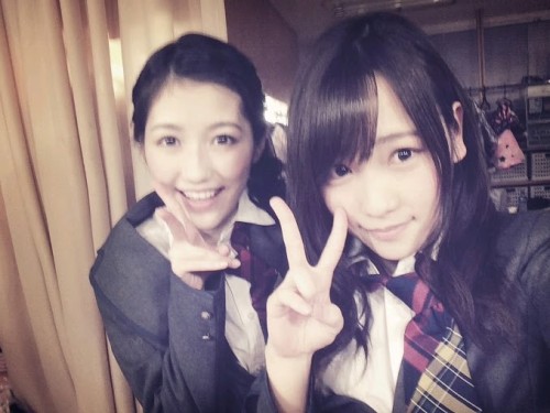 akibeya:  川栄李奈 - Google+ - こんばんわ。 まーゆさん。 可愛い。ほんとに。  渡辺麻友　川栄李奈