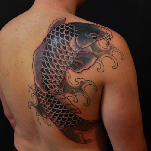 Cobertura @cacauhorihana(41) 30443430 #kirintattoo #curitiba #koi #horihana (em Kirin Tattoo)