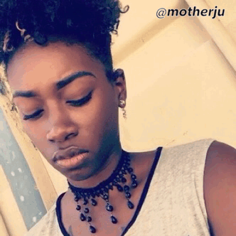motherju:  Love me or hate me either way that’s love baby 😶 | Instagram: MotherJu