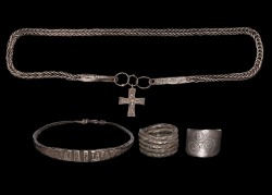 archaicwonder:Extremely Rare Viking ‘Early Christian’  Hoard Group, 10th-11th Century AD