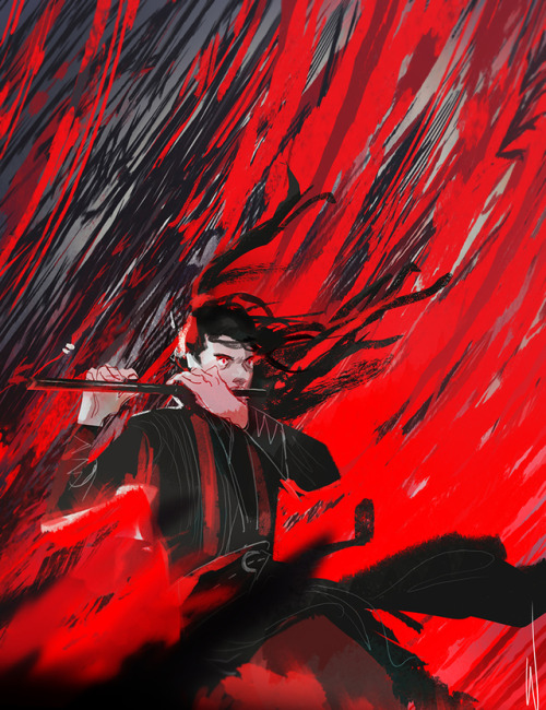 wratshit: Yiling Laozumy fanart of The Untamed