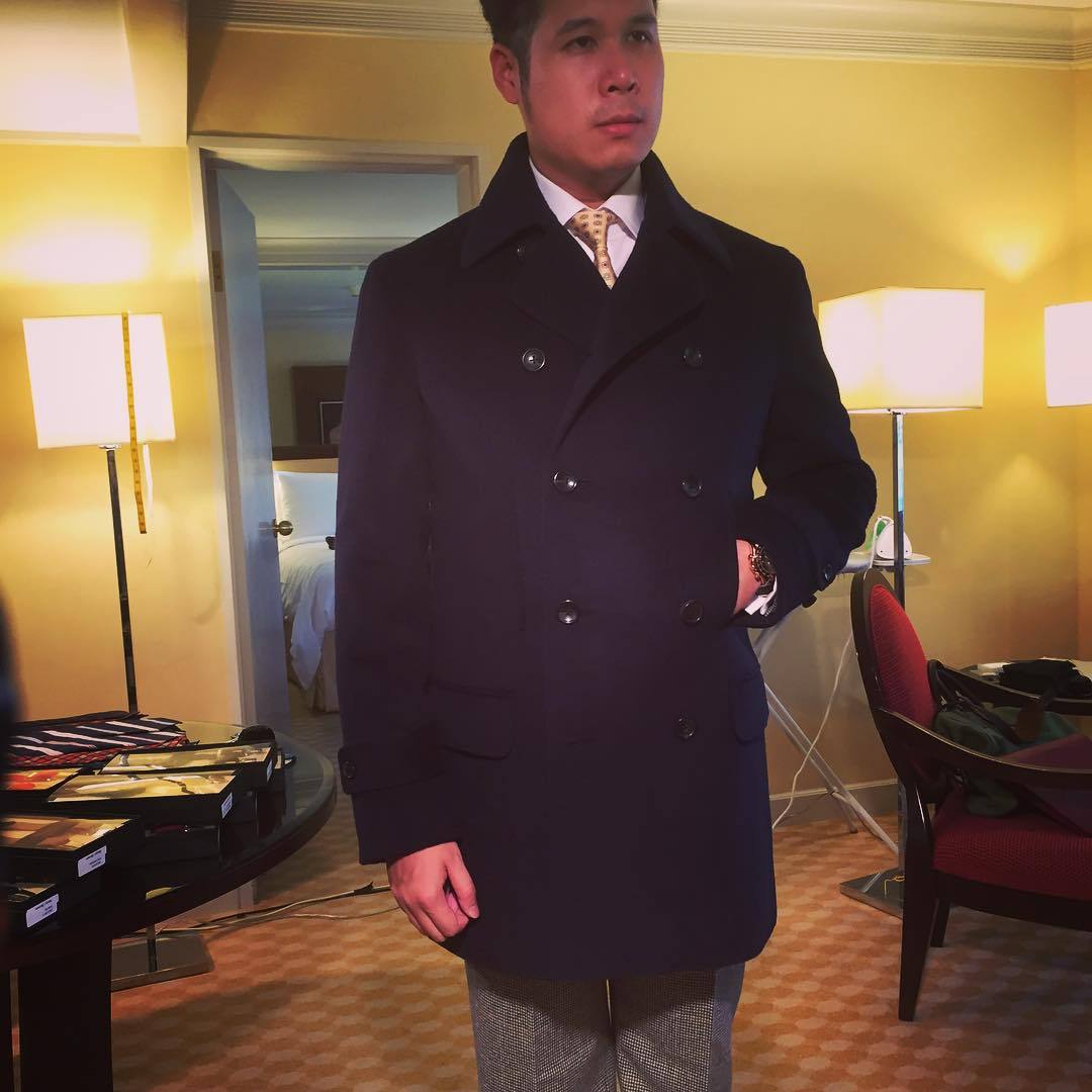 korean peacoat
