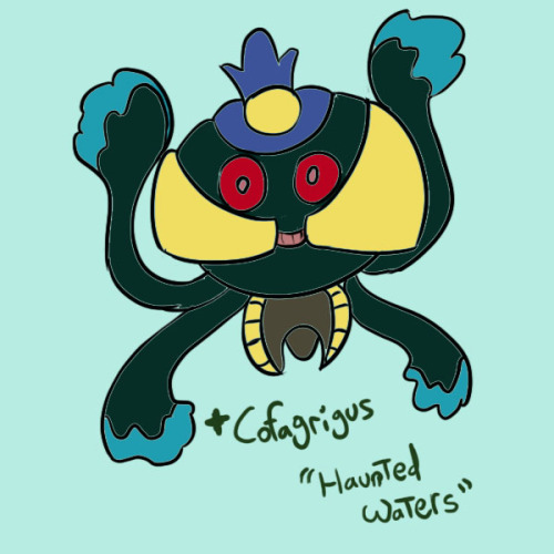 dramaticdragon:  So tired some of those “Pokemon Breeds” with my fav, Jellicent. I call these, “my blobs” 