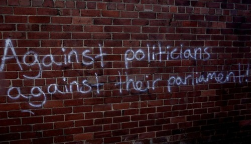 Anti-electoral, anti-politican slogans seen around Sydney in the lead-up to the Australian Federal E