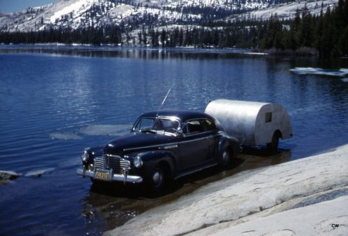 mybelair62:1949-1950 Road trips in a Buick. Lake Tenaya, Twin Lakes, Tioga Pass, Piute Pass, Mono Cr