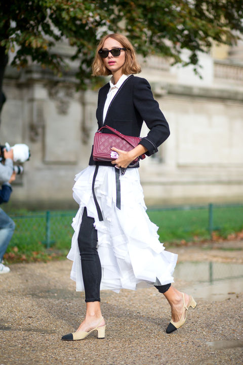 the slingbacks can be used at times when you want to look elegant and simple, can wear jeans, skirts