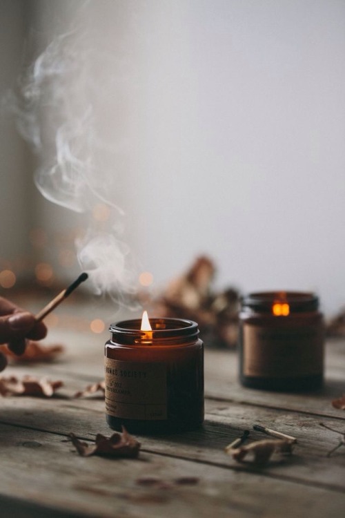 autumn-imagine:The feeling of buying a new candle and lighting it for the first time.