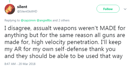 hey guys!!! this just in!!!! assault weapons don’t maim, injure or kill!!! just penetrate!! (x