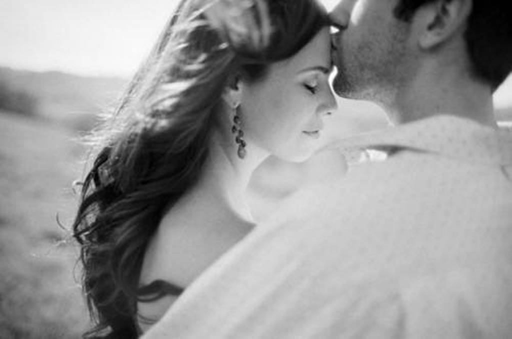 Forehead kisses are some of the best kisses.