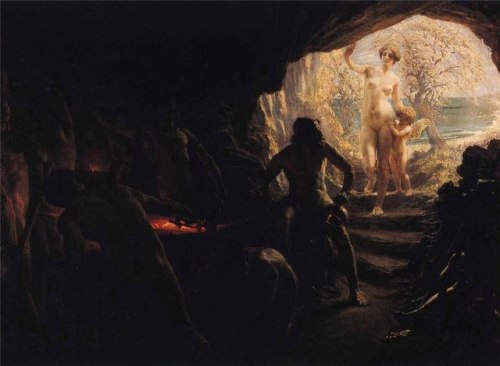 silenceformysoul:Sigismund Christian Hubert Goetze - Venus Visits Vulcan, 1909