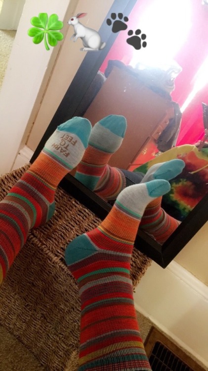 thanks to a special friend who bought me these wonderful socks❤️